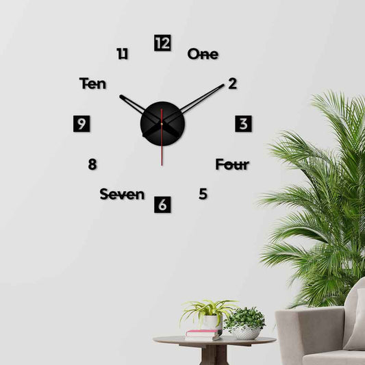 3d wall clock