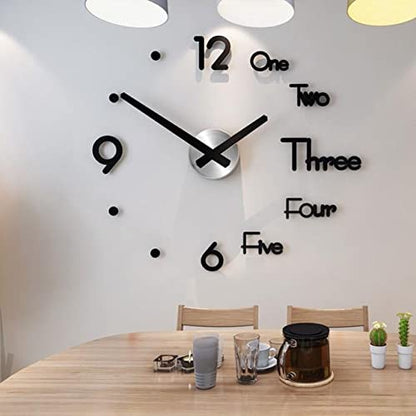 3d wall clock