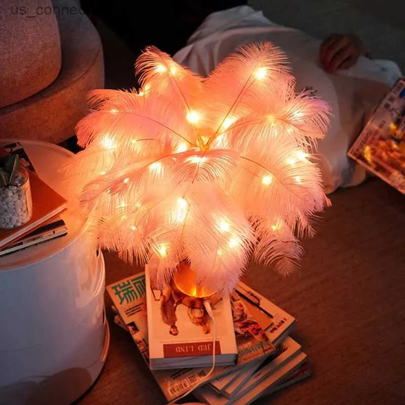 Feather Lamp