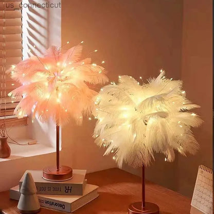 Feather Lamp